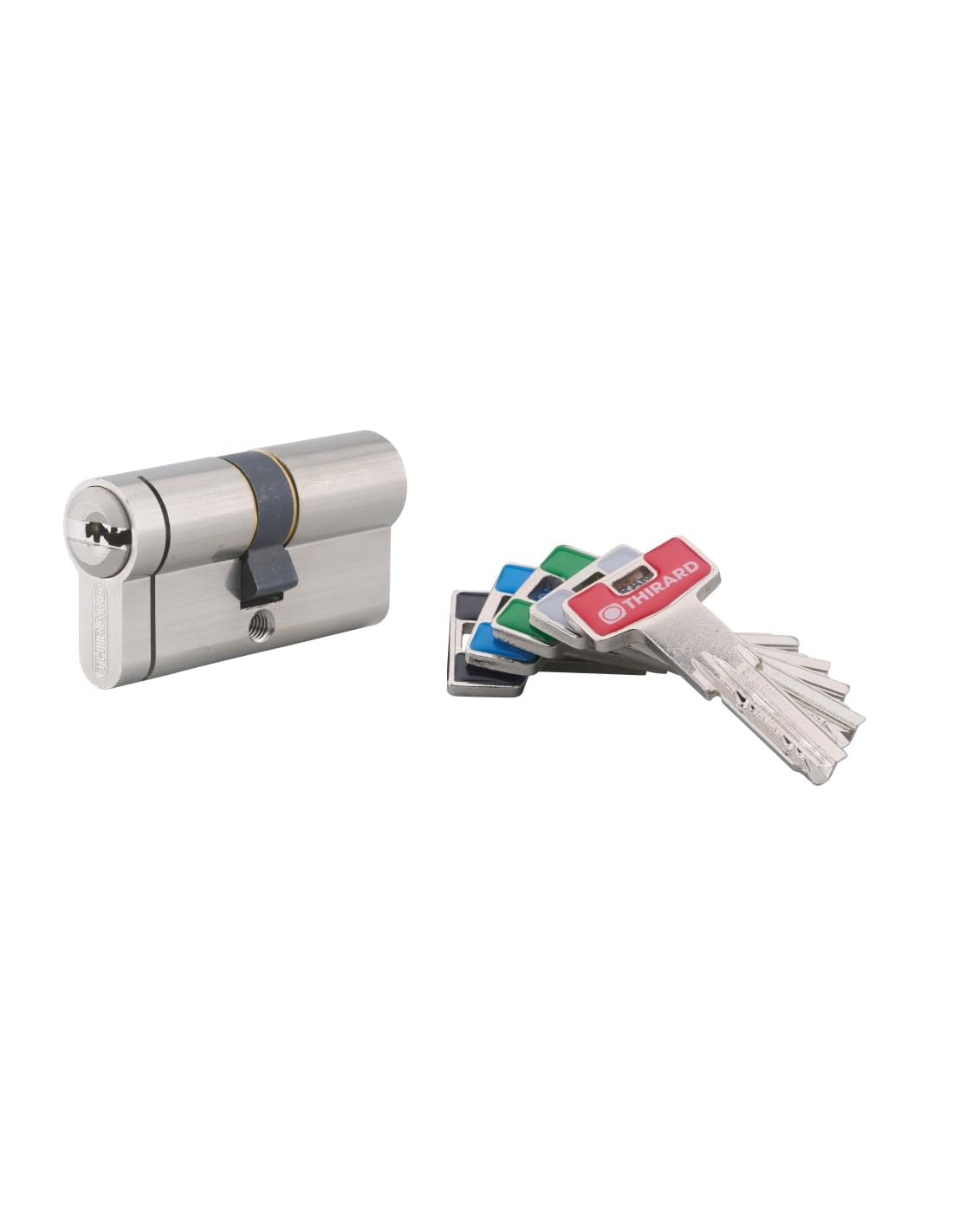 THIRARD Cylindre de serrure double entrée T2, anti-effraction, 30 x 30 mm