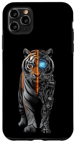 �ʔ����Ճ��{�b�g�Z�p�T�C�{�[�OAI�Ճ��{�b�g���� Tiger Robot Tech �X�}�z�P�[�X iPhone 11 Pro Max �p