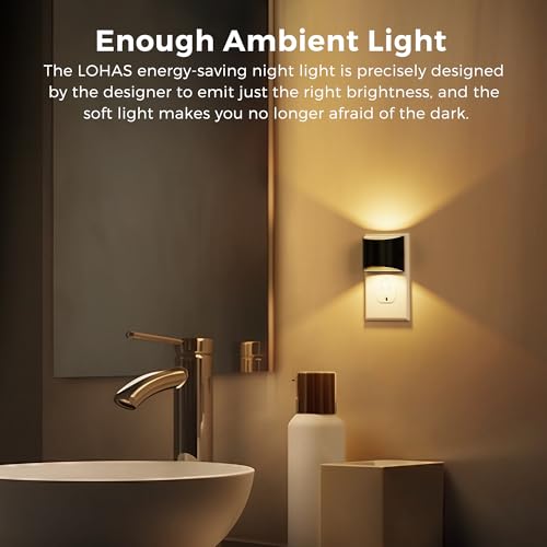 Image of L LOHAS LED Night Lights Plug into Wall with 3CCT Adjustable, 1W Nightlight