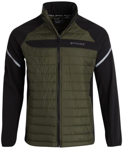 Spyder Men's Active 2fer Jacket - Midweight Insulated Quilted