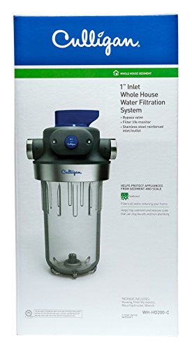 Culligan Wh-Hd200-C Whole House Heavy Duty 1" Inlet/Outlet Filtration System #TOP2