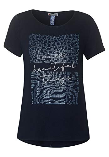 Preisvergleich Produktbild Street One Damen A315406 T-Shirt, Dark Blue, 34