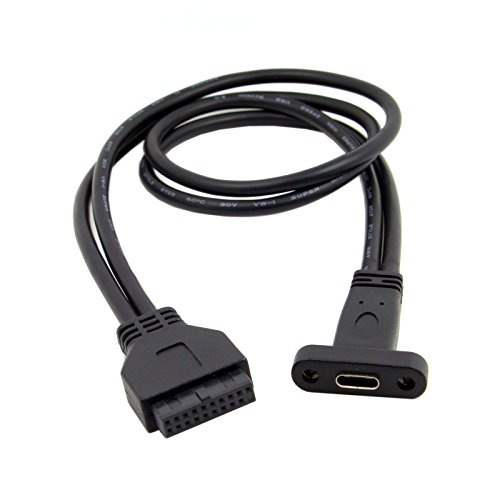 CYVO|[gUSB 3.1^CvC USB - CXto USB 3.0}U[{[h19pinwb_[P[u40 cm