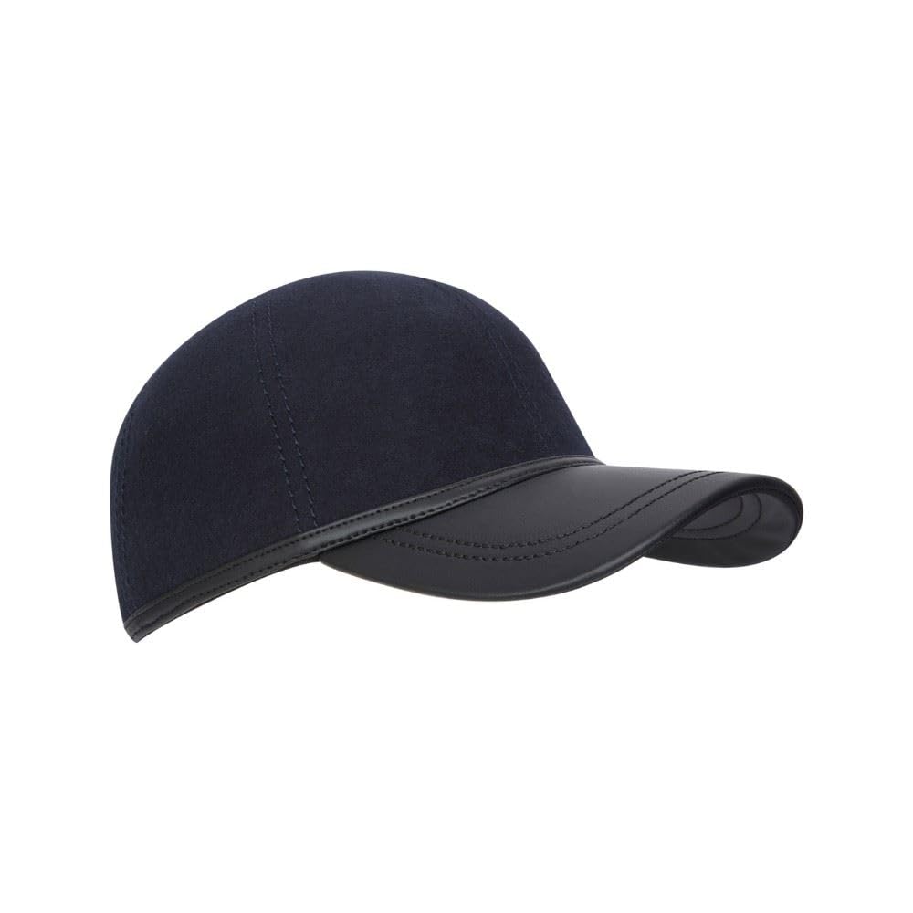 Walker And Hawkes Unisex Navy - Wool Felt Bolton Baseball Cap - One-Size