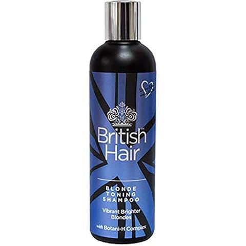 British Hair Blonde Toning Shampoo - Professional, Salon Approved Haircare for Blonde Hair (250ml) Cover
