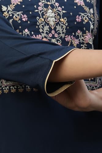 Image of Aurelia Embroidered Short Kurti for Women