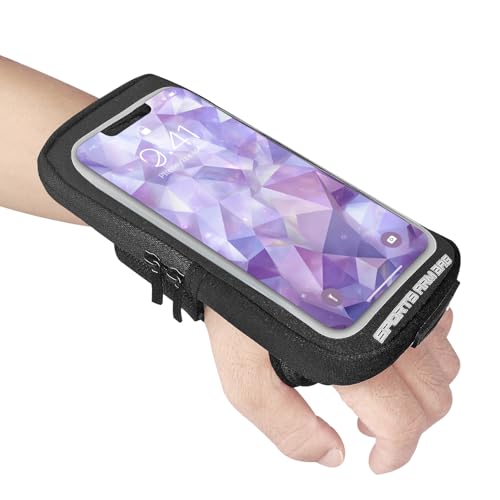 Wristband Phone Holder for Running - Forearm Phone Armbands - Running Armband with Card Slot for...