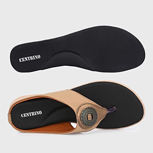 Image of Centrino Women Thong Sandals & Comfortable Ortho Care Sandal For Ladies | Fashion Wear Sandal & Chappal | Soft Cushioned for More comfort (2854)