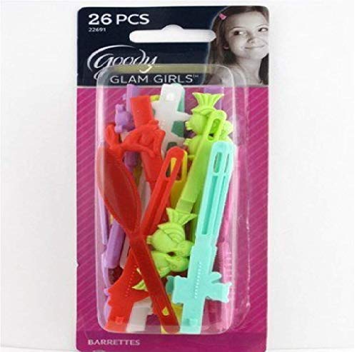 Goody Girls Sassy Self Hinge Hair Barrettes - 26 pk.