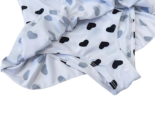 Image of Jastore Girls Swimwear One Piece Swimsuits Beach Wear with Headband