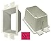 iMBAPrice 1-Gang Outlet Box Extender BE1, Non-Metallic Electrical Box Extension up to 1.5 Inch, UL Listed Wall Box Extender for Switches, Outlets & Receptacles, White, 1 Pack