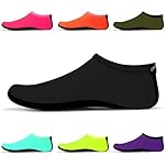 Uncle Paul Water Socks - Unisex Indoor Sock Water Shoes Yoga Socks Barefoot Beach Surf Diving Home Slipper Pool for Kids Adults Black Size XXS EU 28-29 UK 10/11 kidsSWA15BK2XS
