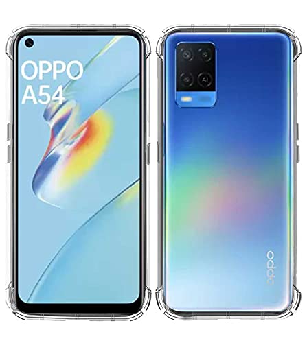Image of Soft Flexible Silicone Back Cover Compatible with Oppo A54