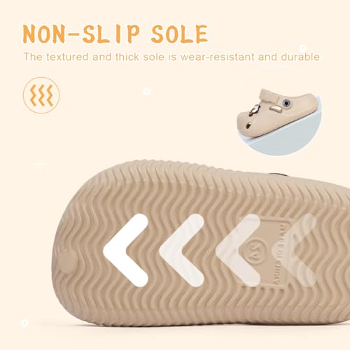 Image of Casazoe Toddler Boys Girls Cute Garden Clogs Kids Slip On Water Shoes EVA Lightweight Summer Slipper Slides Baby Comfort Sandals Children Outdoor Shower Beach Pool Play Shoes