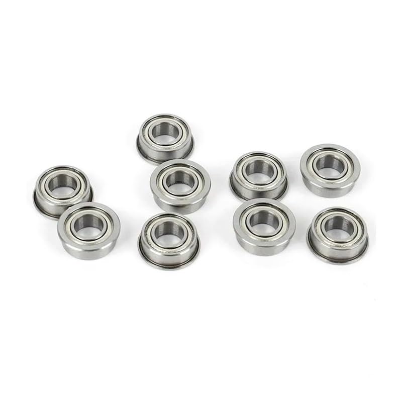 PAKMEZ 10pcs F603ZZ F604ZZ F605ZZ F606ZZ F607ZZ F608ZZ F609 ZZ Ball Bearing Thin Wall Metal Shielded(F607zz-7x19x6)