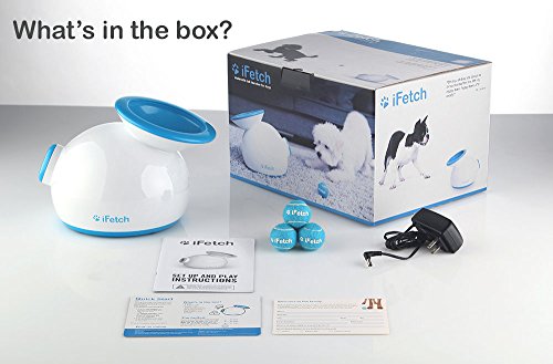 iFetch Interactive Ball Launcher for Dogs – Launches Mini Tennis Balls, Small - Thumbnail 3