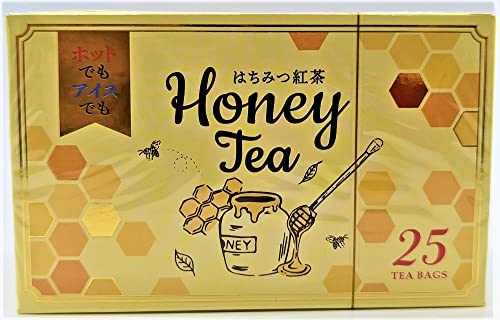 はちみつ紅茶 50g / 2g✕25袋入 / 紅茶の本場スリランカ産の上質なセイロン紅茶に、はちみつ顆粒を合わせました。ふわっと広がる甘い香りが、ティータイムを彩ります。 お好みでレモンやミルクなどを加えても、美味しく召し上がりいただけます。 いつでも手軽に楽しめるティーバッグタイプです。1箱25袋入り