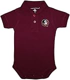 Florida State University FSU Seminoles Newborn Polo Bodysuit, Garnet, 12 Months