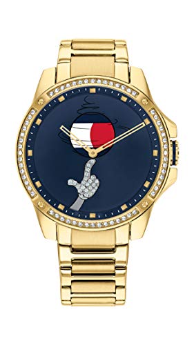 Tommy Hilfiger Tommy Jeans Unisex Space Jam Quartz Bracelet Watch Color: Gold Plated (Model: 1791874)