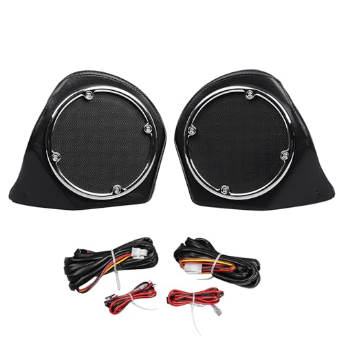 Parlantes King Rear Trunk 5.25" con Cubiertas de Malla Cromadas