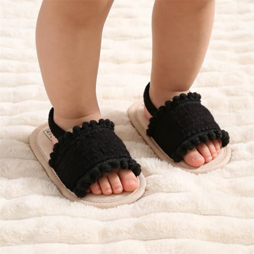 Image of Infant Baby Boys Girls Summer Sandals Party Wedding Dress Flats Shoes Newborn Crib Shoes First Walkers Prewalkers 0-18 Months