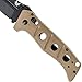 Benchmade - Adamas 275BKSN Knife, Plain Drop-Point, Sand Handle, Made in the USA
