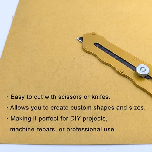 Strongthium 2 Feuilles Joint Sans Amiante pour Tondeuse Mini Ép. 0,5mm & 0,8mm DIY