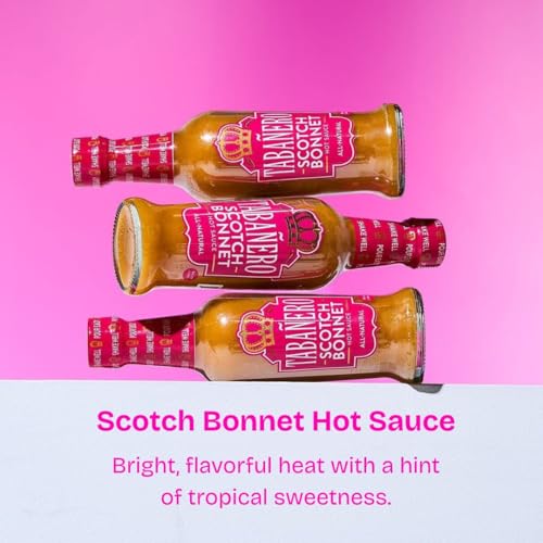 Image of Tabanero Scotch Bonnet Pepper Hot Sauce, All-Natural Gourmet, Bottle, 5 oz
