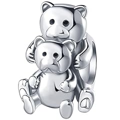 Vintage Mother and Baby Bear Charm