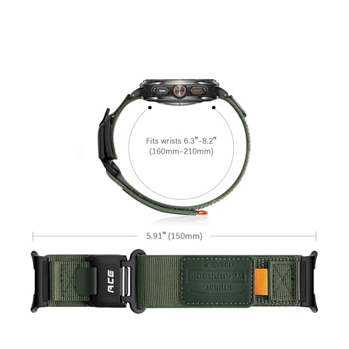 Correa de nailon de 47mm que evita rozaduras en reloj Ultra 3