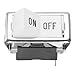 Star Mfg 2E-Y6797 Rocker Switch Fits 7/8 X 1-1/2 Hole Spst For Star Hot Dog Broiler 174 175 421241