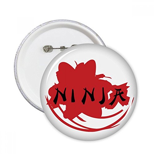 Pins badge motif japonais ninja sakura idée cadeau originale pour fan de culture nipponne
