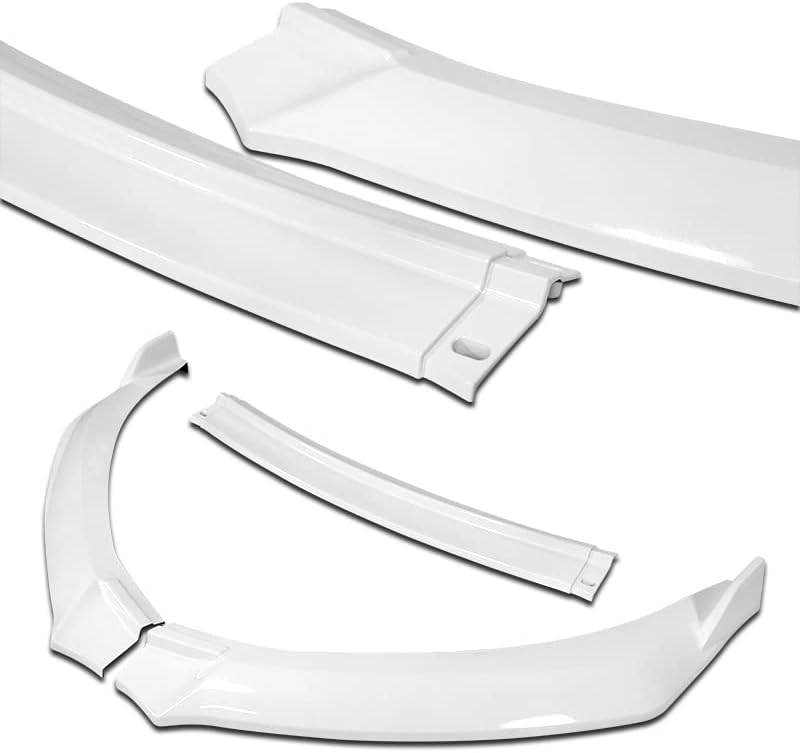 3PCS Front Bumper Lip Kit fit for Compatible with 2014-2016 Toyota Corolla Type-S, GT-Style Splitter Trim Protection Spoiler, Air-Dam-Chin-Diffuser (Painted White)