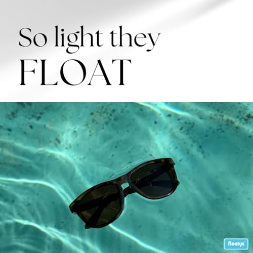 Image of Floating Sunglasses Rubberized Eddys | Polarized Water Repelling Lenses | No Slip Frame | Lightweight | Men and Women