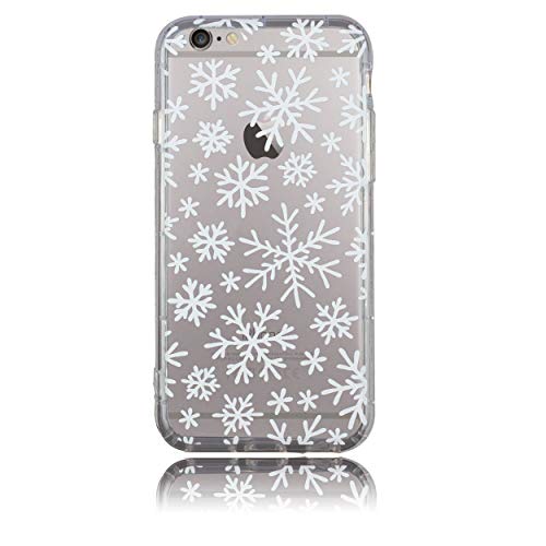 BRILA iPhone 6 case, iPhone 6s case, Snowflakes Design Printed Shock Absorption Reinforced TPU Frame Protective case for iPhone 6/6s 4.7 inch