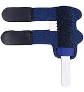 Finger Support, Adjustable Pain Relief Trigger Finger Fixing Splint Straightening Brace Corrector...