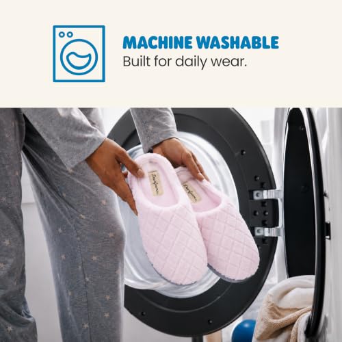 Image of Leslie Terry Clog House Shoes with Memory Foam, Indoor Slippers with Wide Widths