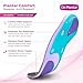 Dr. Plantar Insoles for Women, Arch Support, Heel Cushion, Memory Foam, Gel Stabilizers, 3/4 Length, Sizes 6-10, Helps Relieve Pain from Plantar Fasciitis
