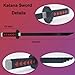 Demon Slayer Building Kit, 19in Cosplay Anime Tanjiro Samurai Swords with Sword Stand, Model Building Toy Gift for Kids, Adults