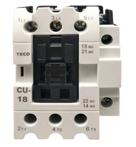 Contacteur TECO CU-18 bobine 24V AC relais inverseur de puissance et commande moteur