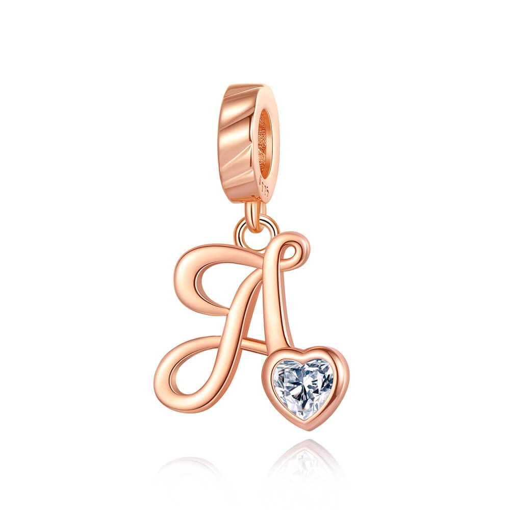 VALGACLS 925 Sterling Silver Family Love Mom Mouse Heart Charms for Bracelets Necklace Valentine's Day Mother's Day Jewelry Gift for Womens Girls