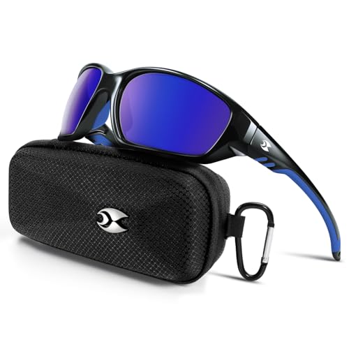Image of suoso Sports Polarized Sunglasses for Men: Womens UV400 Protection Sun Glasses Wrap Around Goggles for Fishing Driving TR90