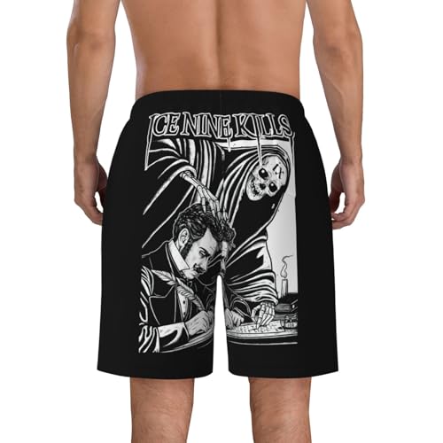 Men's Casual Swim Trunks for Ice 9 Kill Swimming Beach Shorts Mesh Lining for Party4