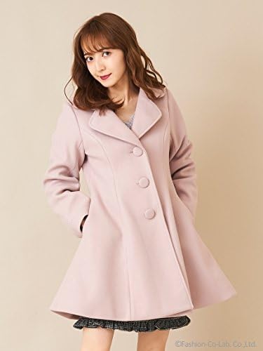 Amazon Co Jp Titty Co ティティー アンド コー フィットアンドフレアコート ピンク M ファッション