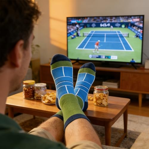 Image of KOFULL Funny Pickleball Socks, Pickleball Themed Sock, Crew /Ankle socks, Accessories Gifts for Pickleball Fan Gift, Size 6-13