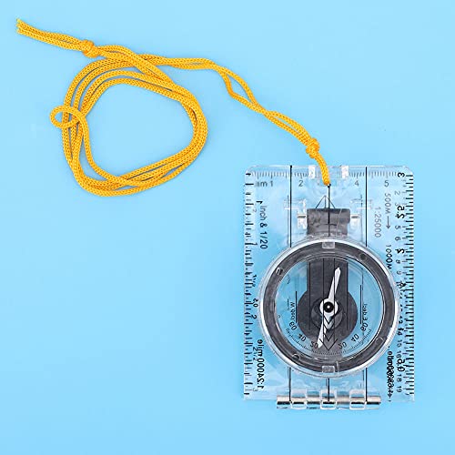 Brújula plegable de acrílico ligera y portátil para exteriores miniatura 2