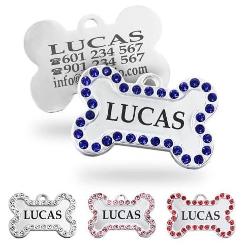 Chapa Personalizada para Perro y Gato en Forma de Hueso Cover