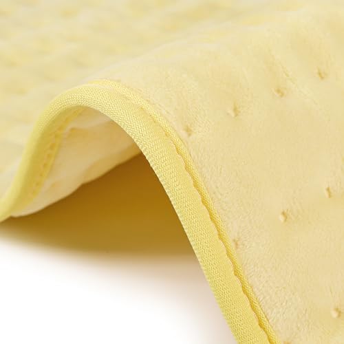 Image of Heating Pad Electric Heat Pad, Hot Heated Pad,Multiple Temp and Timer Settings,Suitable for Shoulders, Neck, arms, Abdomen, Back, Legs, etc. (Cream Color, 24 inchX12 inch)