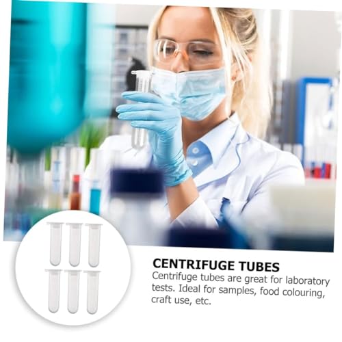 Zoomto ZOOMTO-051-10ML Microcentrifuge Tubes 200Pcs,Centrifuge Tubes With Attached Lid,Clear Round Micro Centrifuge,Small Sample Bottle Vials Container For Lab,Plastic Lab Snap Tubes,Clear Graduation thumb #7