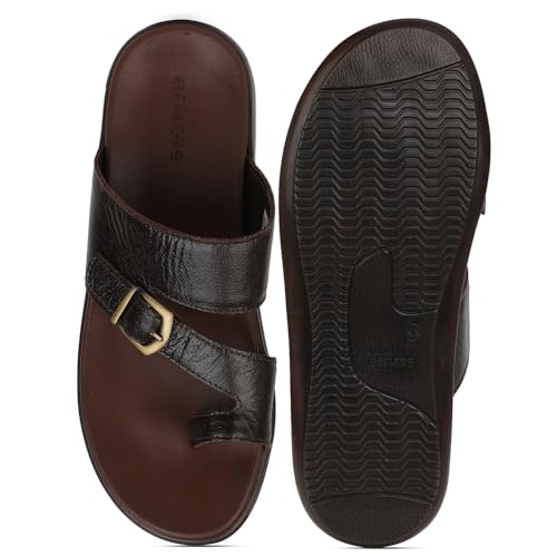 Image of Liberty Healers MDL 10E Casual Flat Toe Ring Sandal For Men With PVC Sole | Stylish and Comfortable | Durable Summer Footwear for Outdoor Indoor | Lightweight Cushioned Footbed